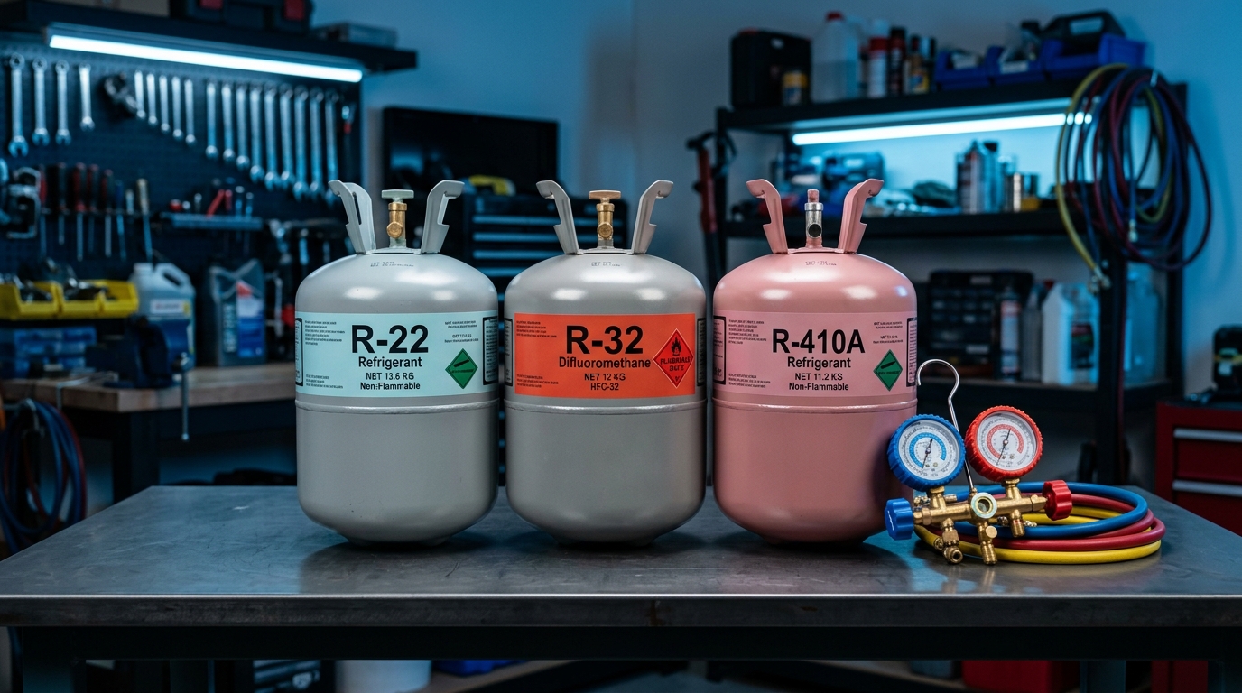 Perbedaan Freon R22, R32, dan R410A: Mana yang Dipakai AC Anda?
